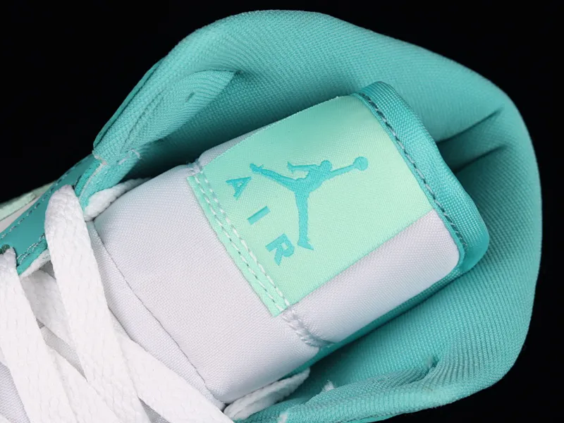 All categories Air Jordan Jordan series basketball shoes Air Jordan 1 Mid G version pure original Air Jordan 1 Mid SE "Marine Green" AJ1 Joe 1 white cyan Chinese basketball shoes DV2229-300